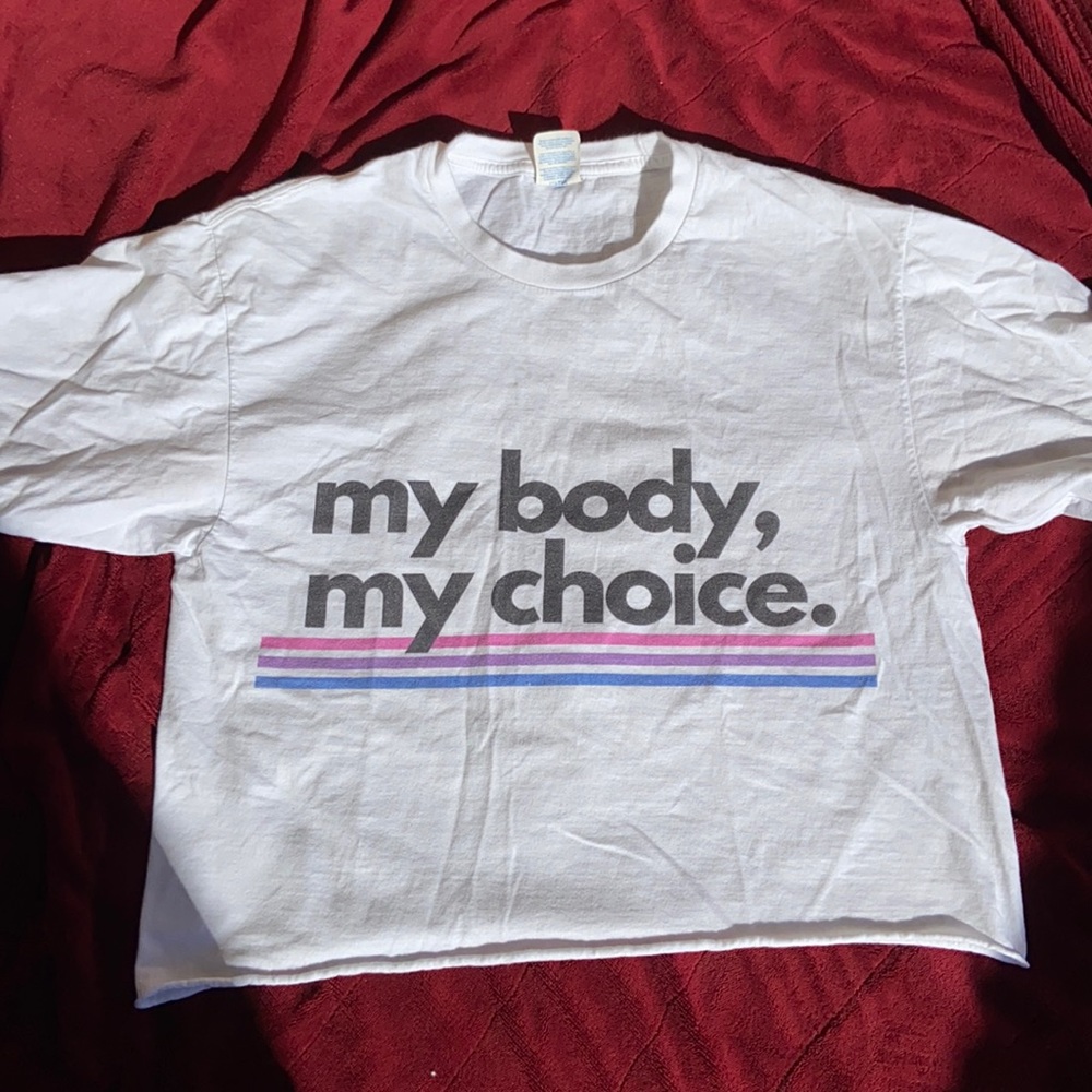 My Body, My Choice Cropped Tee